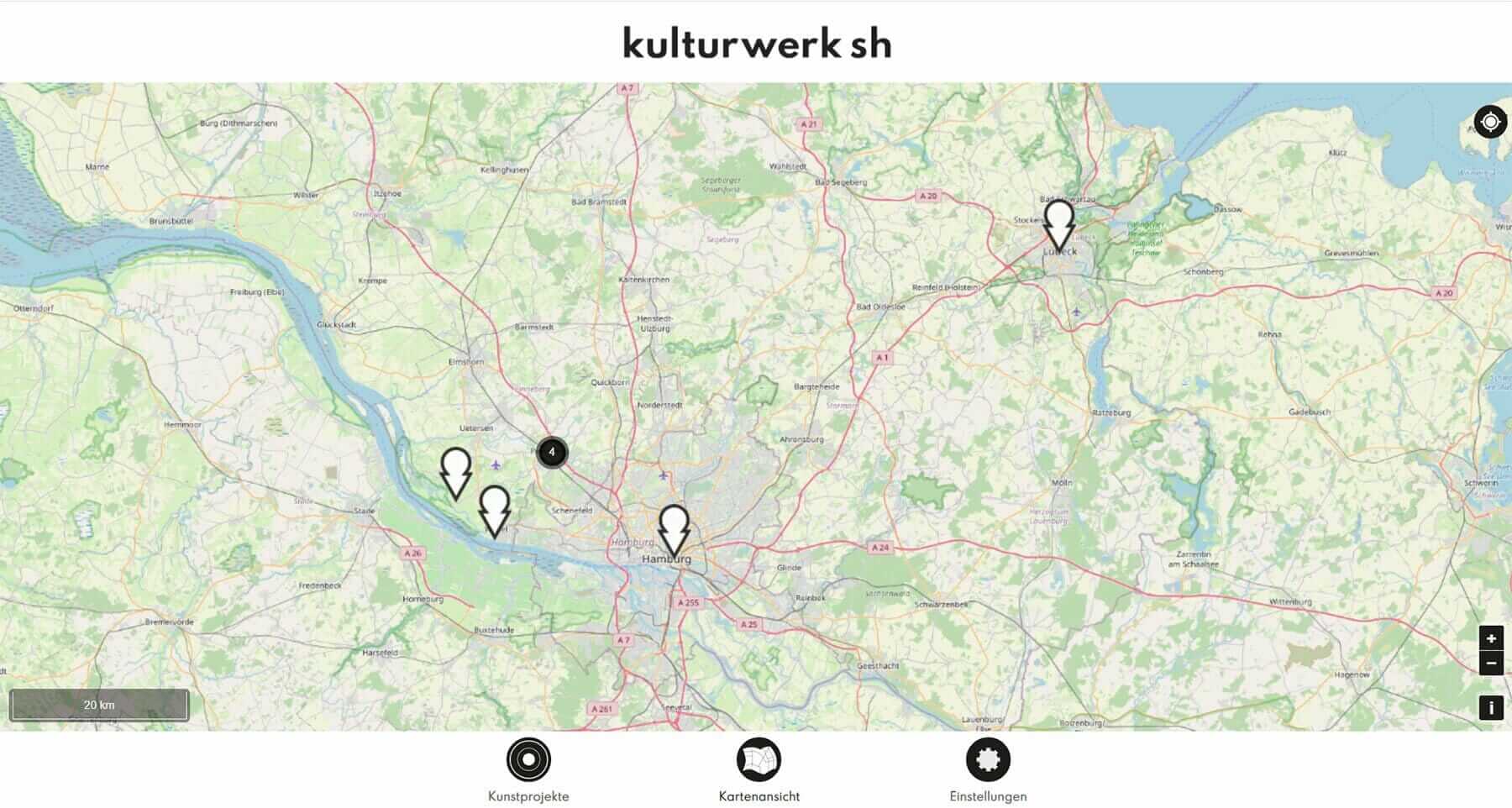 Digitales Leitsystem „kulturgang-sh“